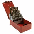 Forney 29-Piece 8 Percent Cobalt Drill Bit Set 1/16 in - 1/2 in x 64ths 20071